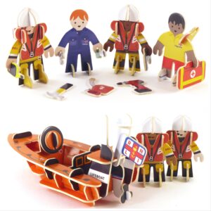 "With Courage, Nothing is Impossible", Rnli Team Set by Playpress Toys
