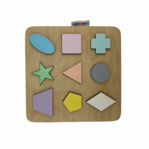 Montessori Shape Sorter Colourful by Woobiboo