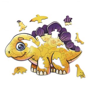 Super Wooden Puzzle "Dinosaur" 55 Pcs by Woodlandtoys