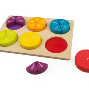 Fraction Learning Puzzle Toddlers