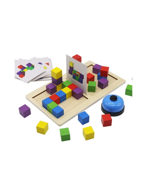 Tetris Holzspiel Schlacht Blöcke