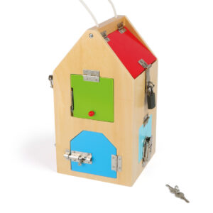Montessori Busy House of Locks, Small from Small Foot Legler